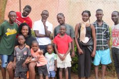 A young boy in Uganda supported by Isaac's House.